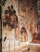 Maso di Banco Tomb with fresco of the resurrection of a member of the Bardi family oil